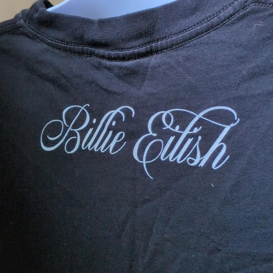 Billie Eilish Happier Than Ever Long Sleeve Black Tour Tee - Large