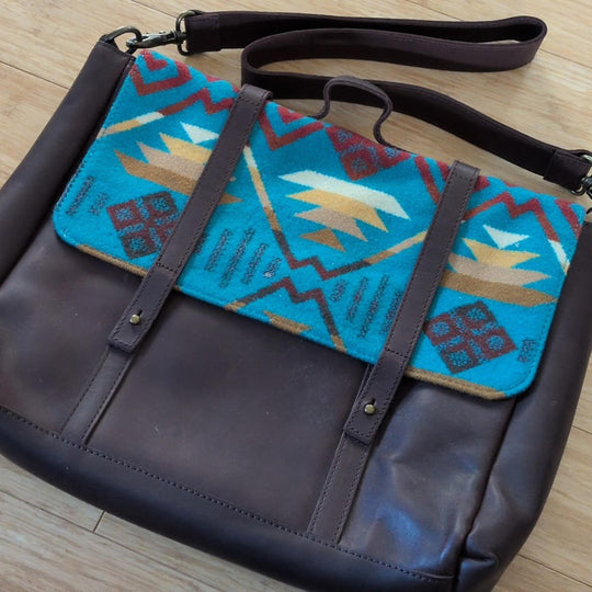 Pendleton Aztec Wool Messenger Bag