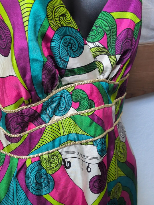 Rare Voom By Joy Han Y2k It Girl Silk Dress  - Small