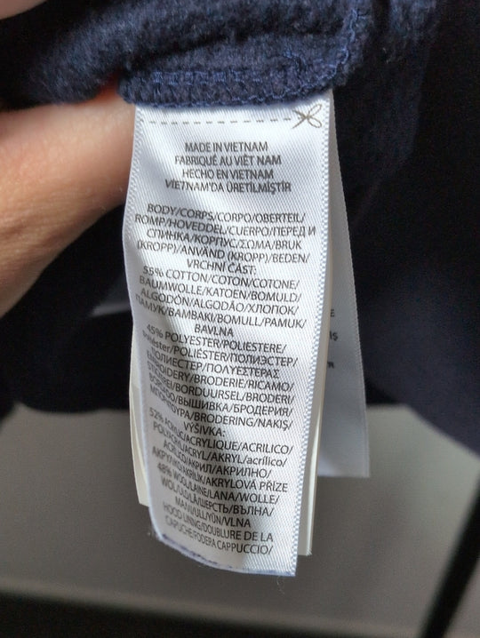 Ralph Lauren Polo hoodie  Old English font logo Hoodie - XL