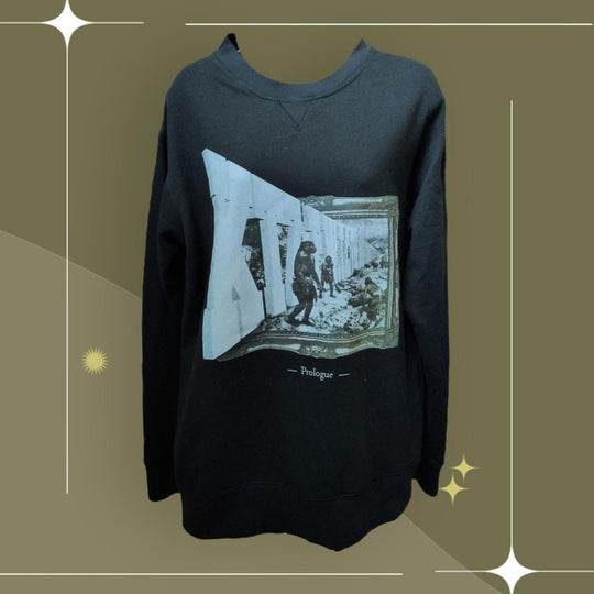 KTZ Mens Streetwear Oversized Prologue Crew Neck Sweater