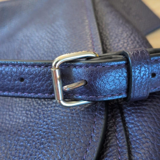 Coach Turnlock Hobo Bag In Eggplant