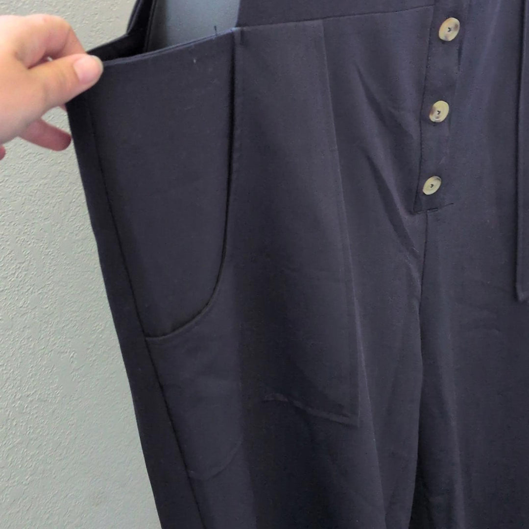 Good Luck Gem Nordstroms Button Overall In Navy - XL