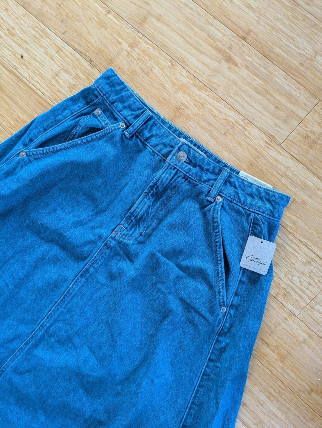 We The Free Sidney Denim Skirt Size 28