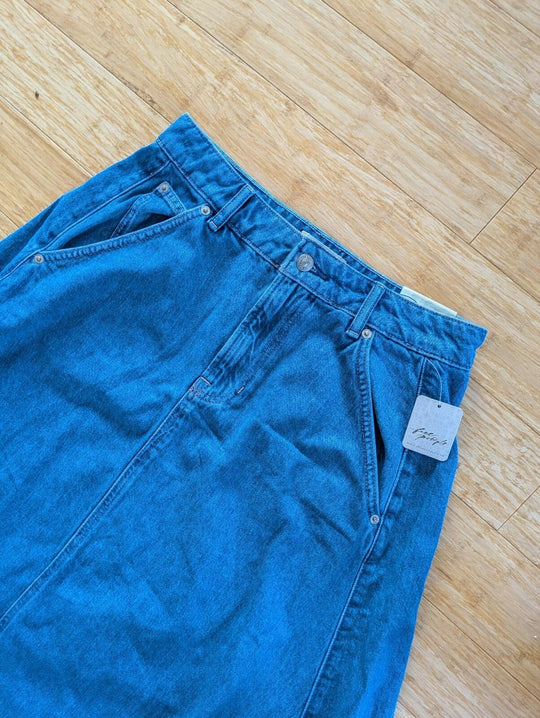 We The Free Sidney Denim Skirt Size 28