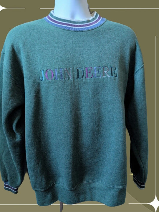 Vintage John Deere Crew Sweatshirt Size L