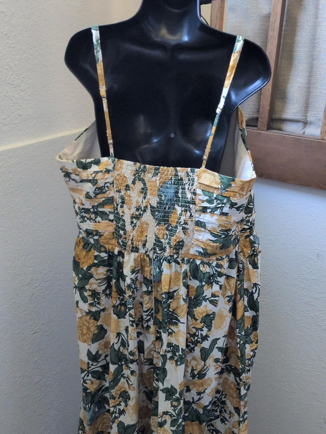 Abercrombie And Fitch Emerson Poplin Floral And Bird Pattern Dress - XXL