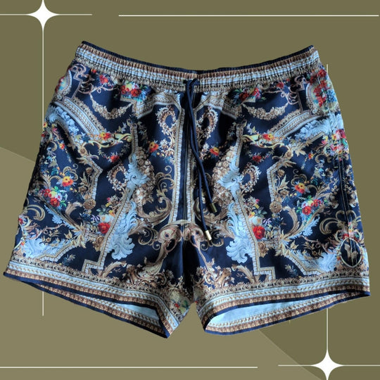 Hotel Franks By Camilla Mens Venice Vignette Mid Length Board Short