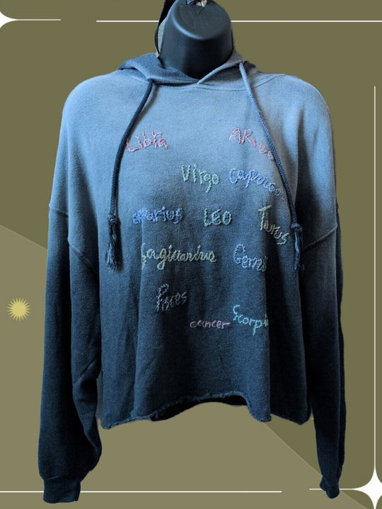 I Stole My Boyfriends Tee Zodiac Hoodie Size M