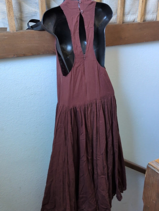 Farm Rio Brazil Dropped Waist Cotton Halter Dress Size S