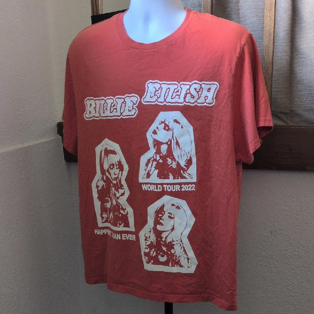 Billie Eilish Happier Than Ever World Tour 2022 T-shirt - Extra Large