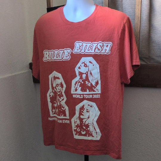 Billie Eilish Happier Than Ever World Tour 2022 T-shirt - Extra Large