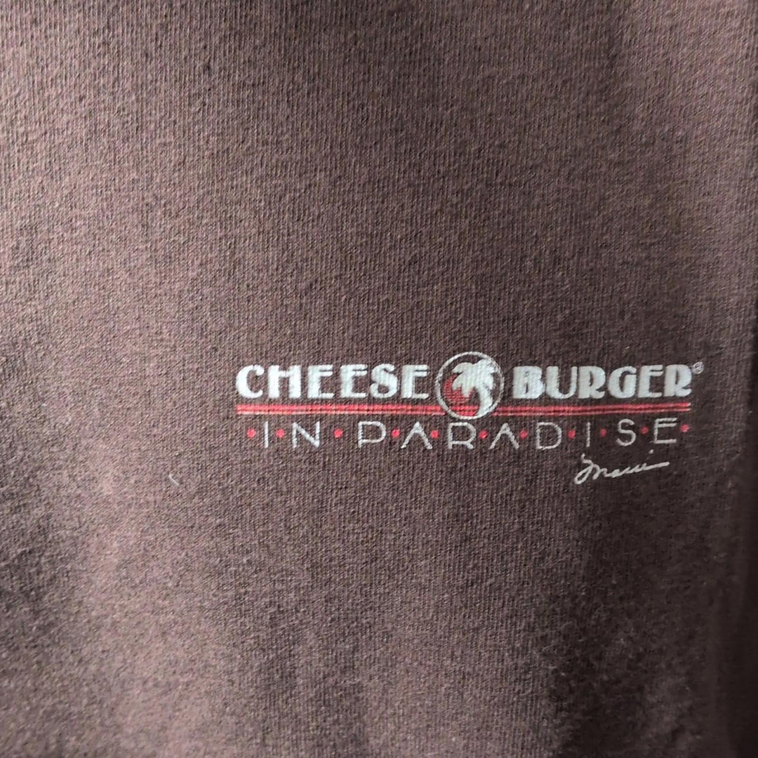 Y2K Vintage Cheeseburger In Paradise Lahaina Maui T-shirt -  Extra Large
