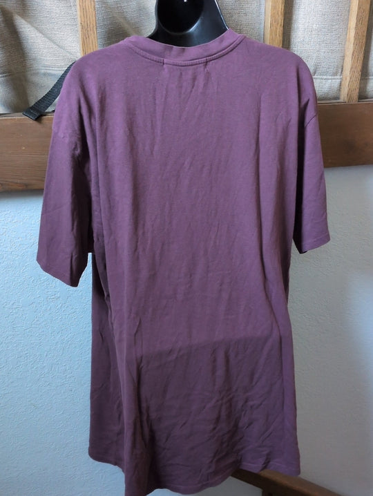 Rare Daydreamer X free People The Doors Long Mauve Tee Dress Size M