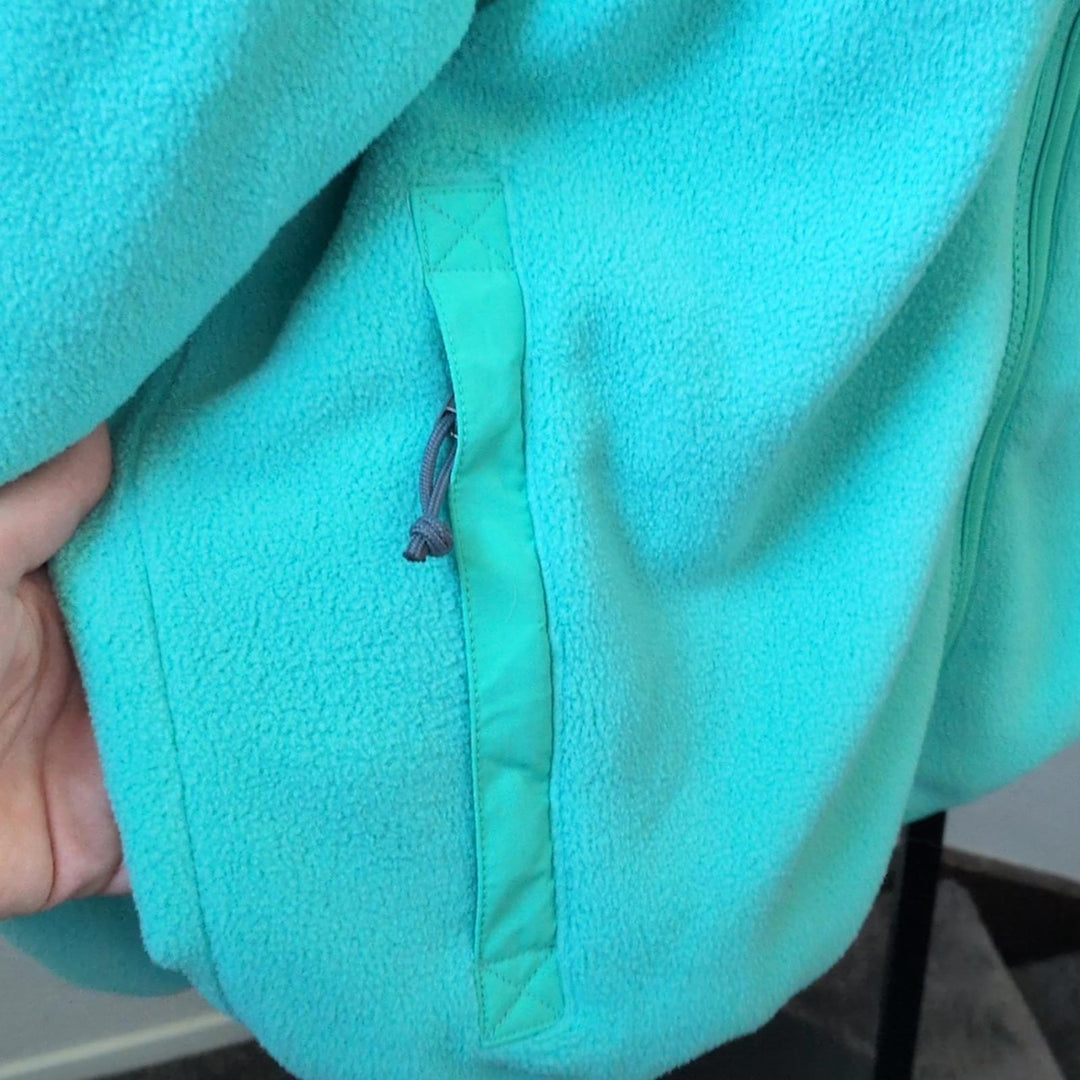 Vintage Patagonia Teal Zip Up Synchilla Fleece - Large