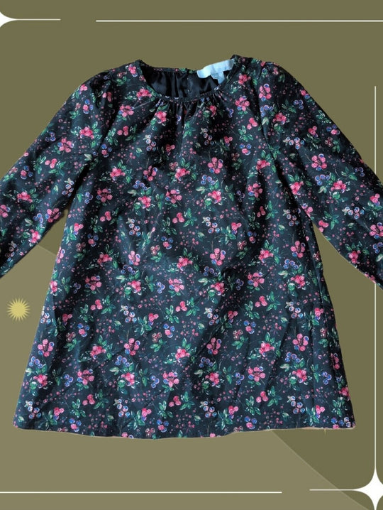 Hill House Home Tiny Eloise Dress in Multi Berry Floral -  Girls 5/6