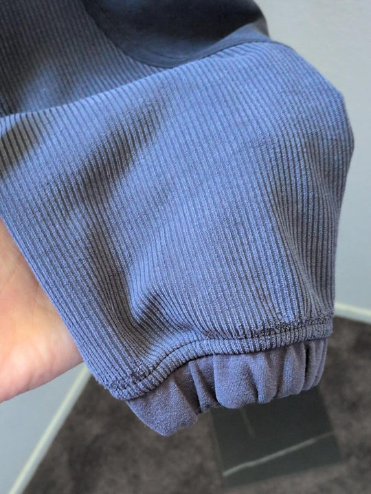 Lululemon Brushed Softstreme Ribbed Half Zip Gray - US 6