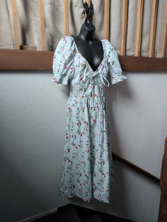 Hill House Home Ophelia Dress in Pond Floral - medium