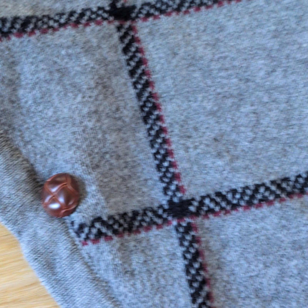 Hope And Henry Plaid Poncho Cape