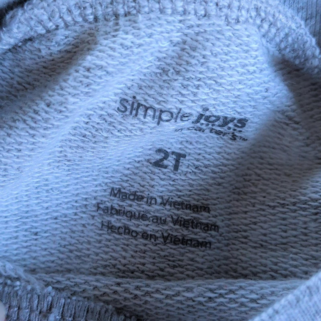 Carter's Simple Joys Floral Sweater Set - 2T