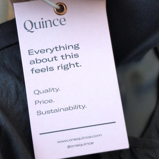 Quince 100% Organic Cotton Tiered Maxi Dress - Medium