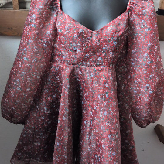 Selkie Crimson Princess Dress - Large