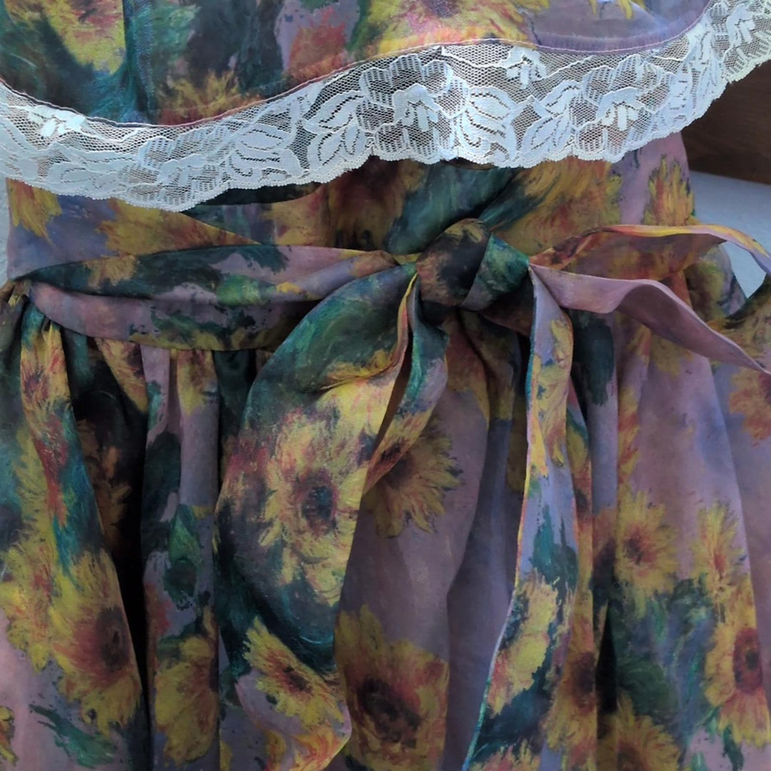 Selkie Monet Sunflowers Romance Novella dress - Large