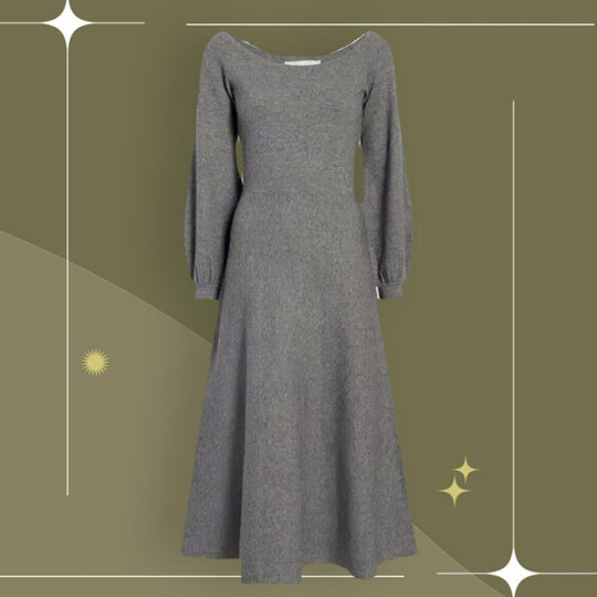 Hill House Maude Dress Heather Gray - Large
