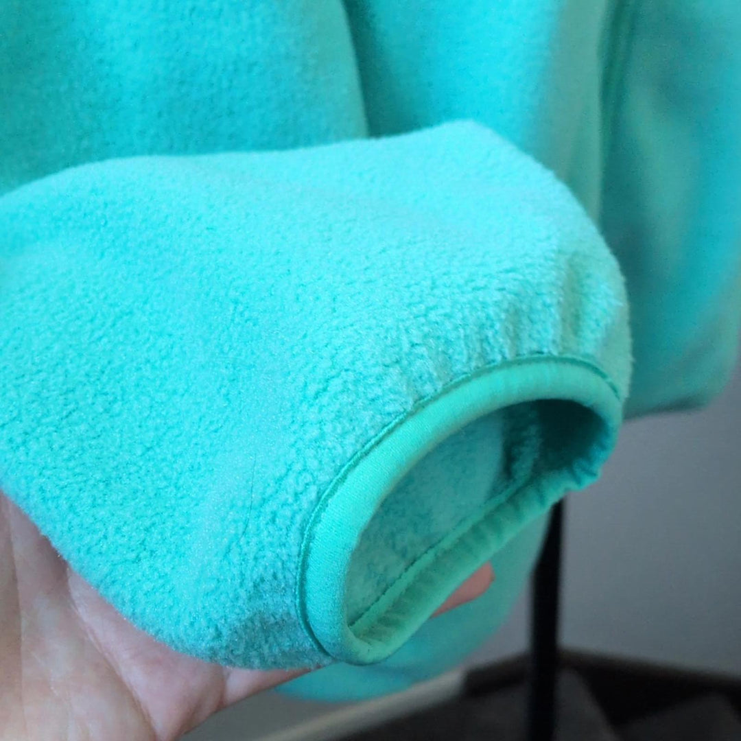Vintage Patagonia Teal Zip Up Synchilla Fleece - Large