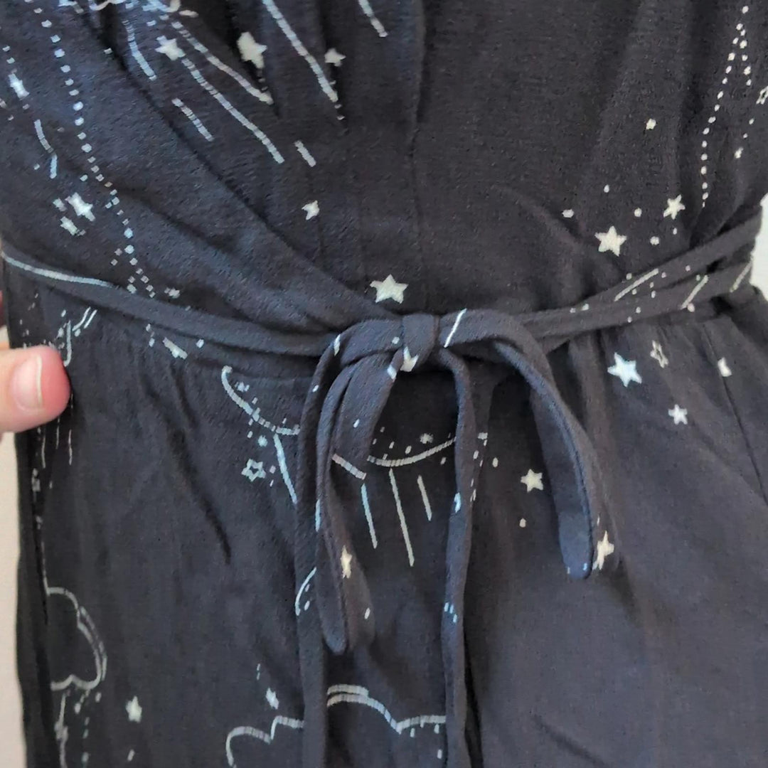 Rare Reformation Carina Dreamscape Rain Cloud Wrap Dress - XS