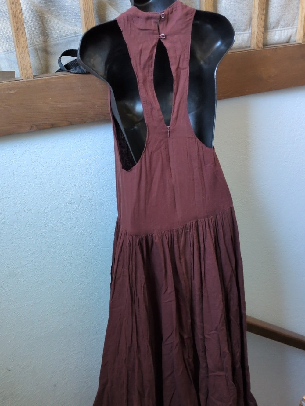 Farm Rio Brazil Dropped Waist Cotton Halter Dress Size S
