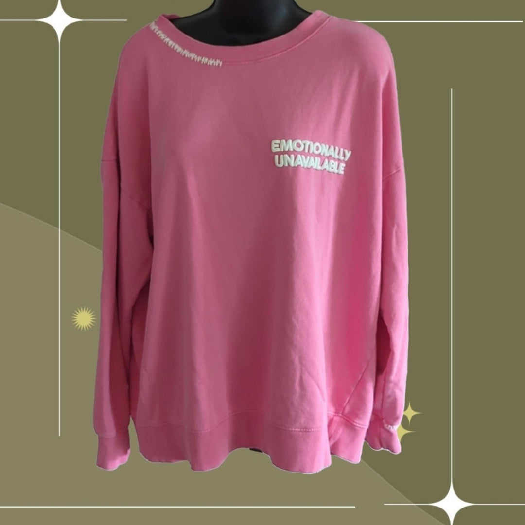 Wildfox Emotionally Unavailable rare puff print roadtrip - Small