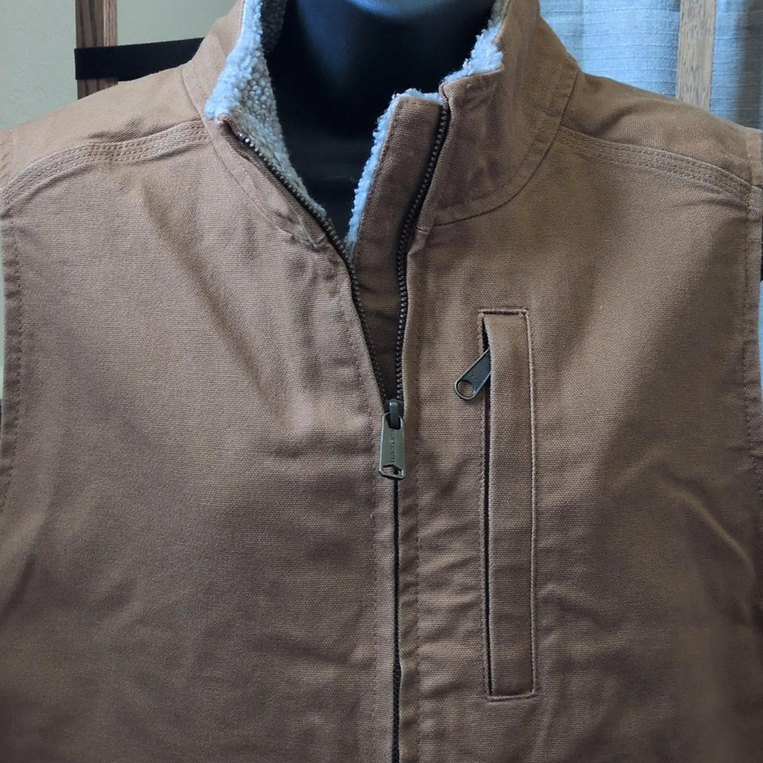 Carhartt Mock Duck Vest Sherpa Lined - Medium