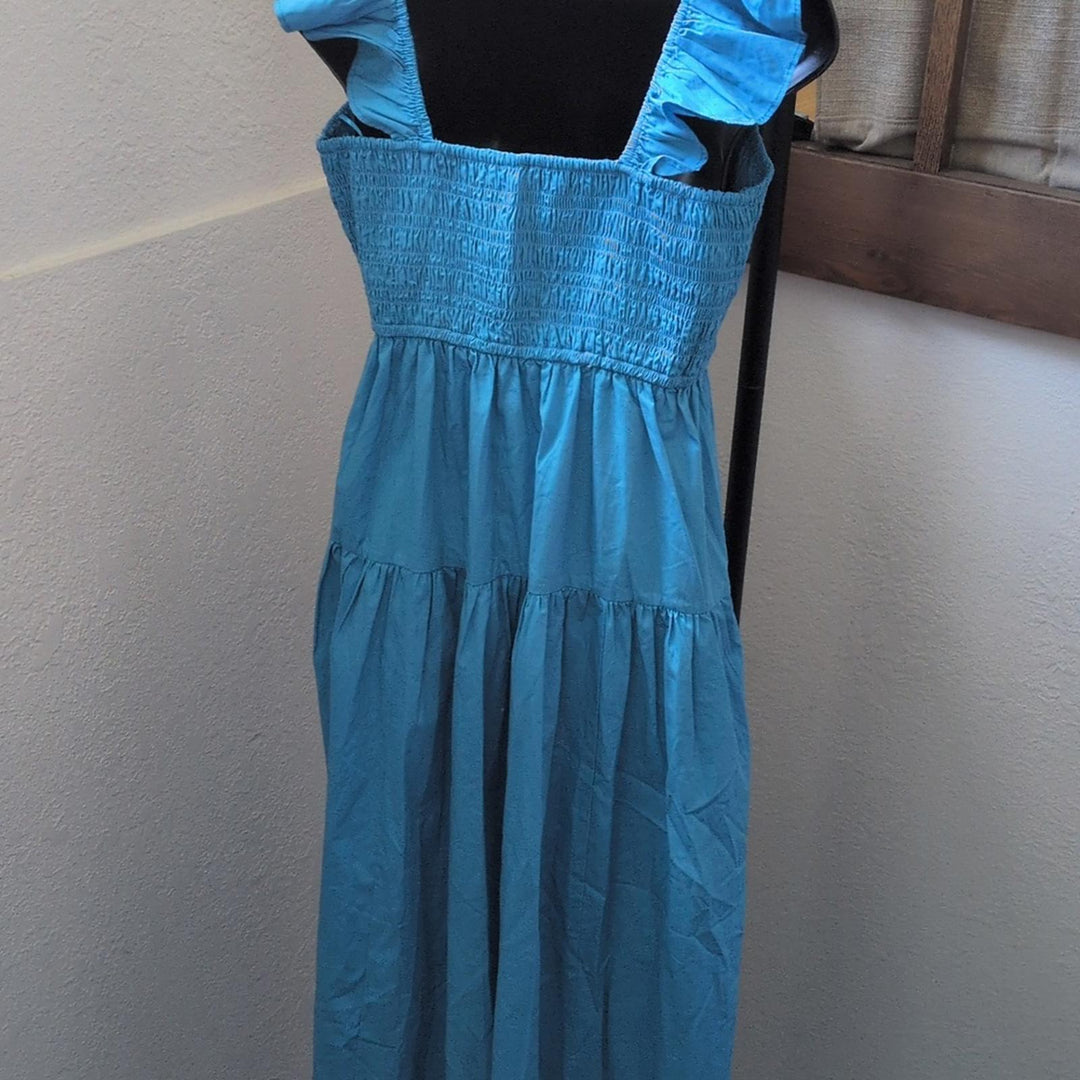 Abercrombie Ruched Sweetheart Neck Dress - Large