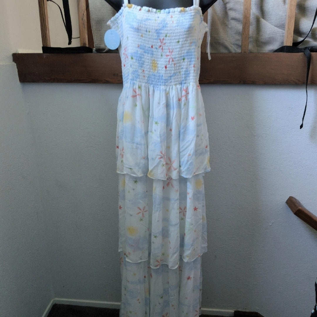 Hill House Elsie Nap Dress In Multi Celestial - Extra Extra Large