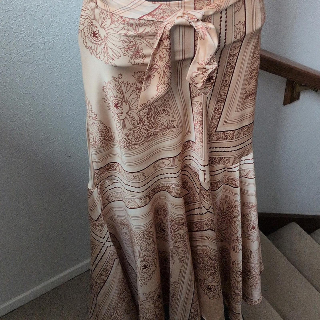 Free People Hampton Wrap Skirt In Tan