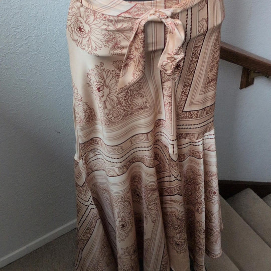 Free People Hampton Wrap Skirt In Tan
