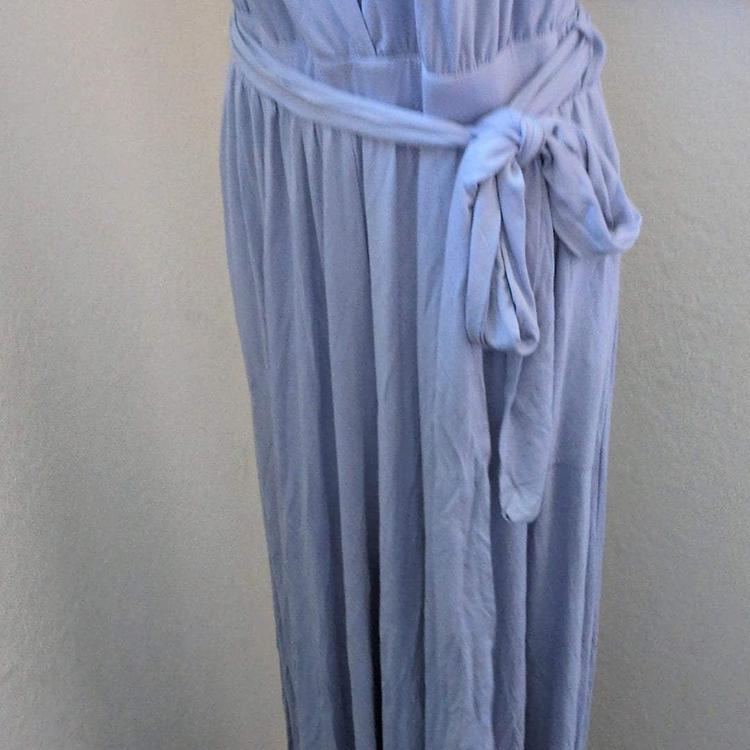 Free People Beach Muliway Jersey Knit Tie Jumpsuit - Small