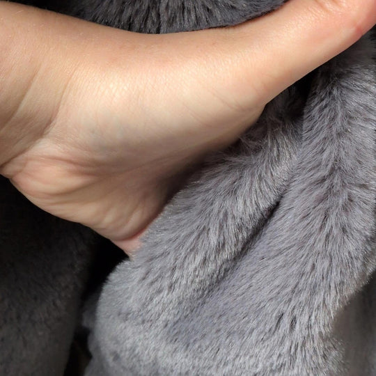 Avec Les Filles Faux Fur Zip-Up Jacket