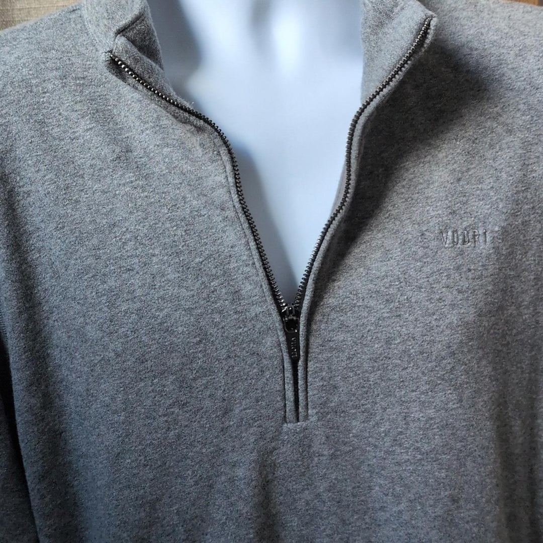 Vuori Gray Coronado Half Zip Sweatshirt - Large