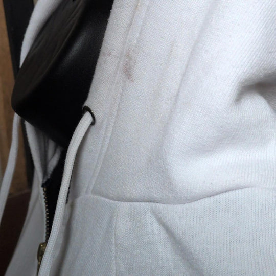 FINAL SALE *Stained*  - Aviator Nation Six Stripe Rainbow Zip Up Hoodie - Extra Small