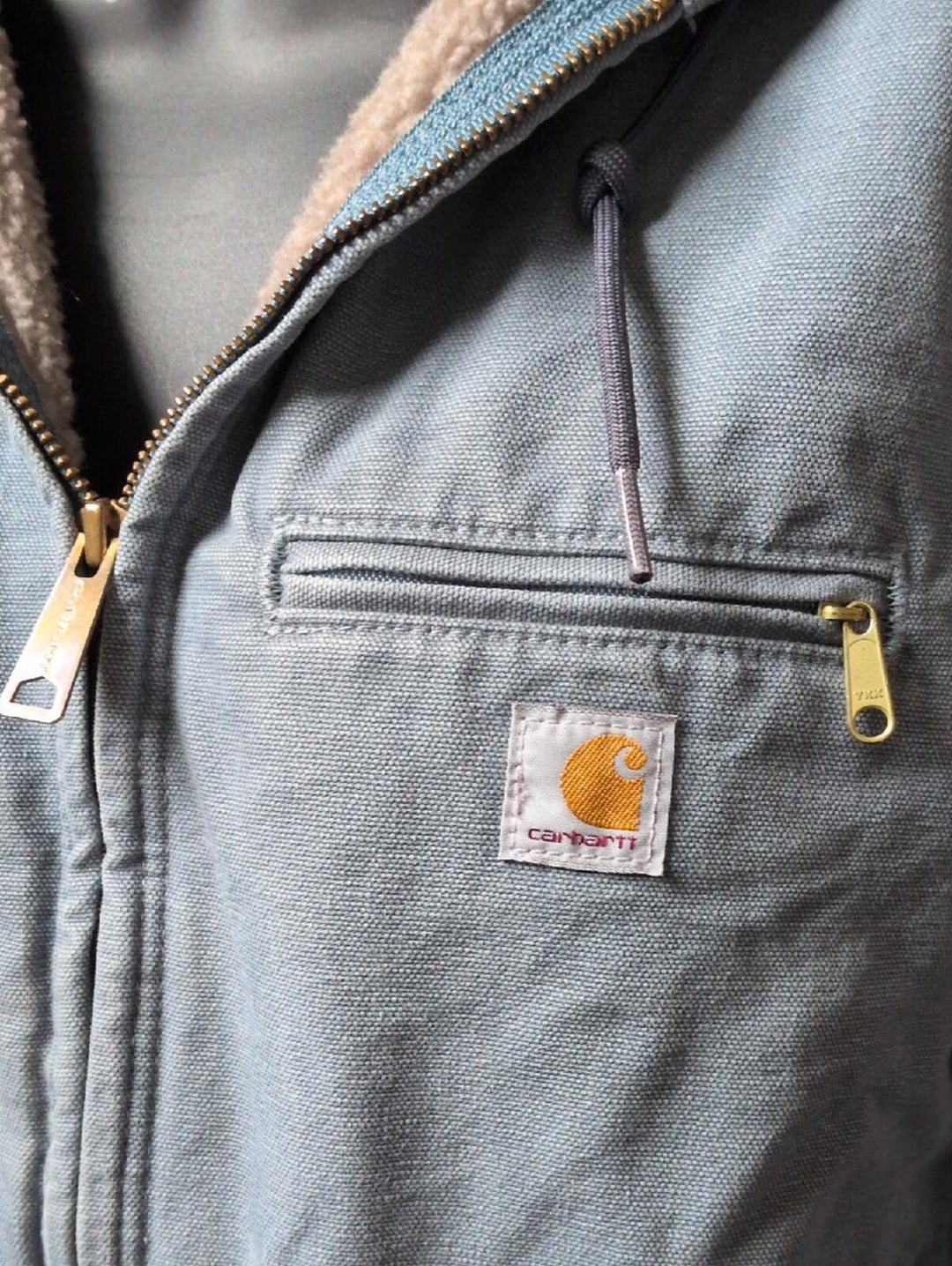 Vintage Carhartt Sandstone J141 jacket in  sea glass blue - XS
