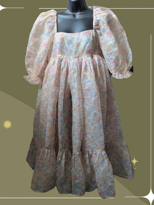 Selkie French Puff Dress In Hans Christian Andersen - Medium