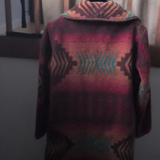 Tasha Polizzi Long Sherpa Borderline Duffle Coat - Small