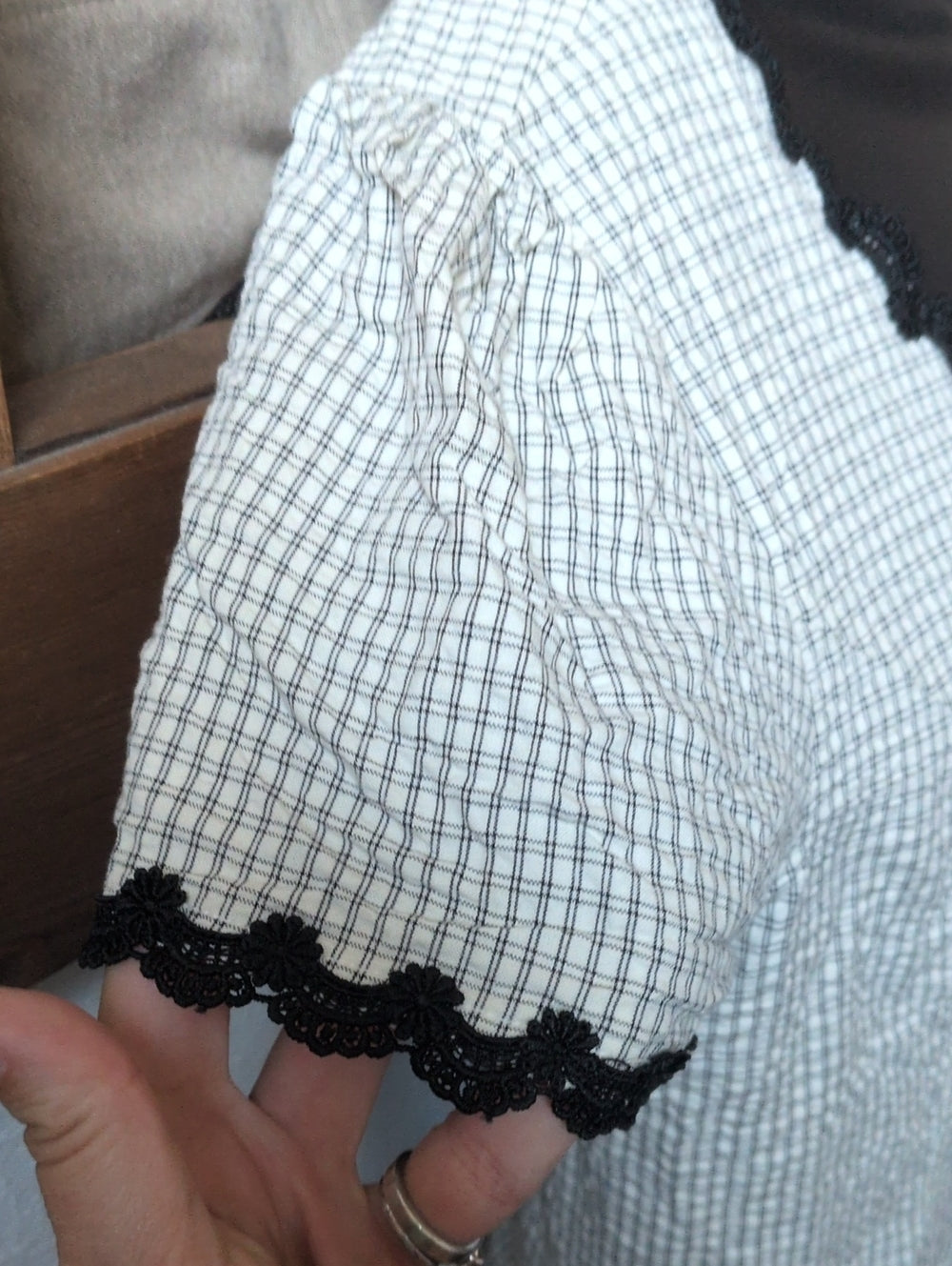 Serra Lace Trim Blouse by Böhme - Small