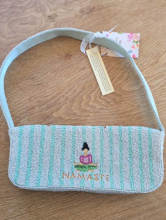 Viral Hand beaded Namaste Yoga Shoulder Bag Purse