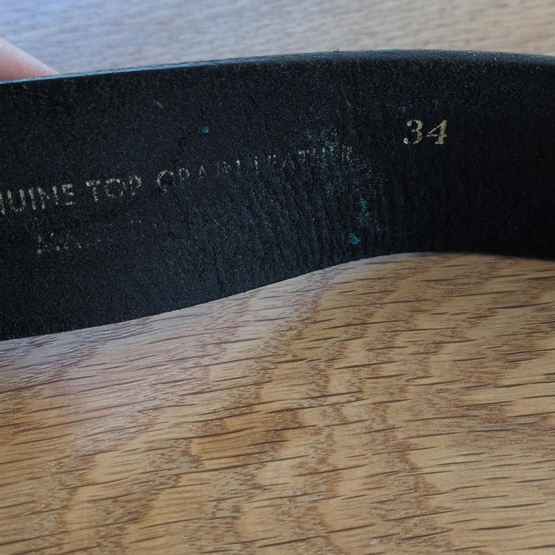 Frida Kahlo Saints And Angels Leather Belt Size 34 (Small)