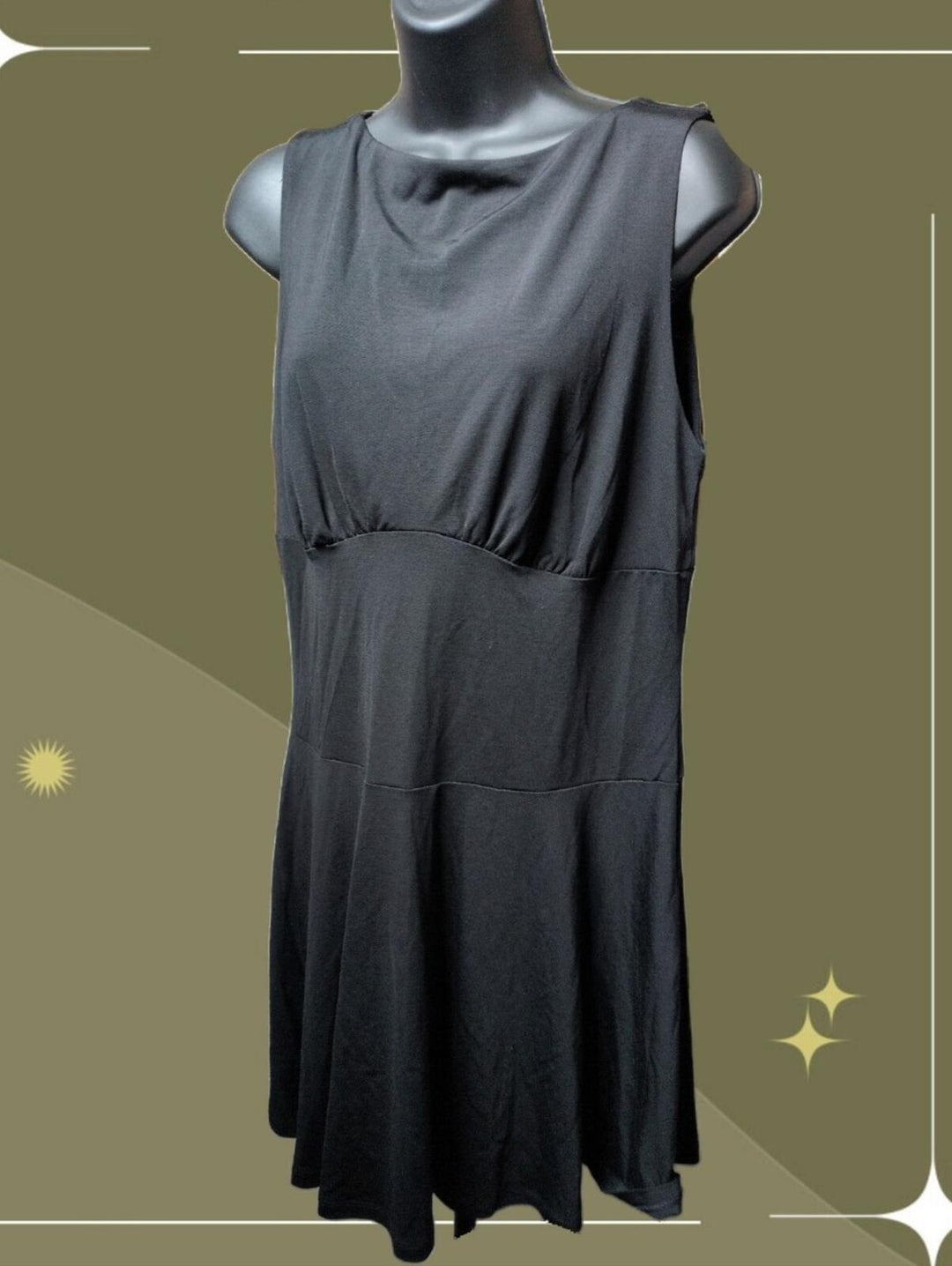 Express High Crew Neck Compression Dress - L