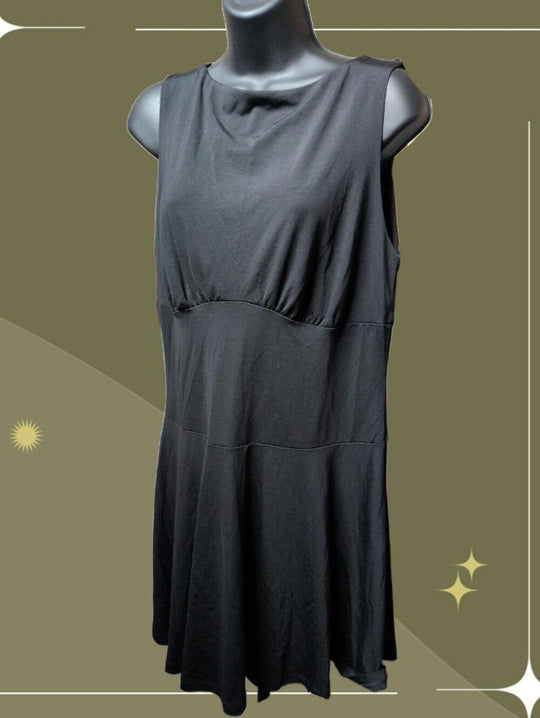 Express High Crew Neck Compression Dress - L