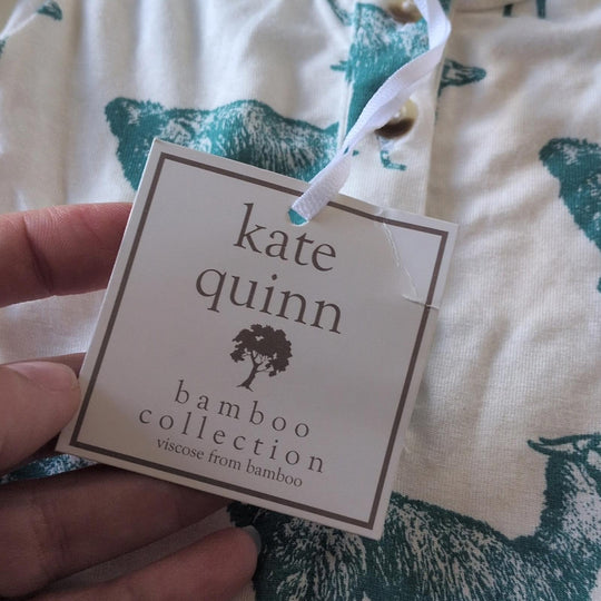 Kate Quinn Bamboo Collection Alpaca Long Sleeve Onesie Dress - 6-12 Mo